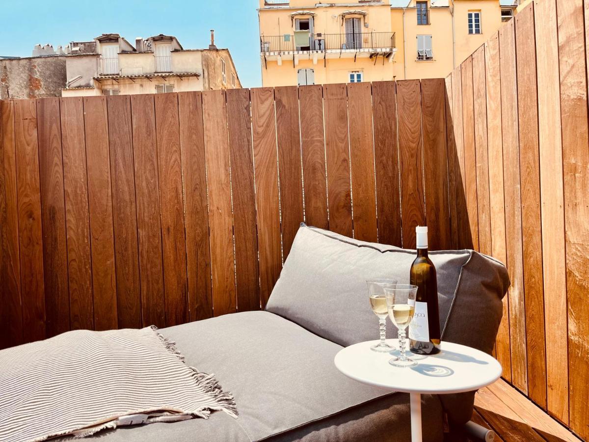 Pepites Bastiaises Vatta Appartement Roof Top Jacuzzi Vue Vieux Port 바스티아 외부 사진